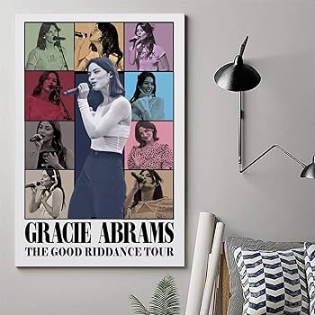 Amazon.com: Mousgue Gracie Abrams Singer Cover Music Poster